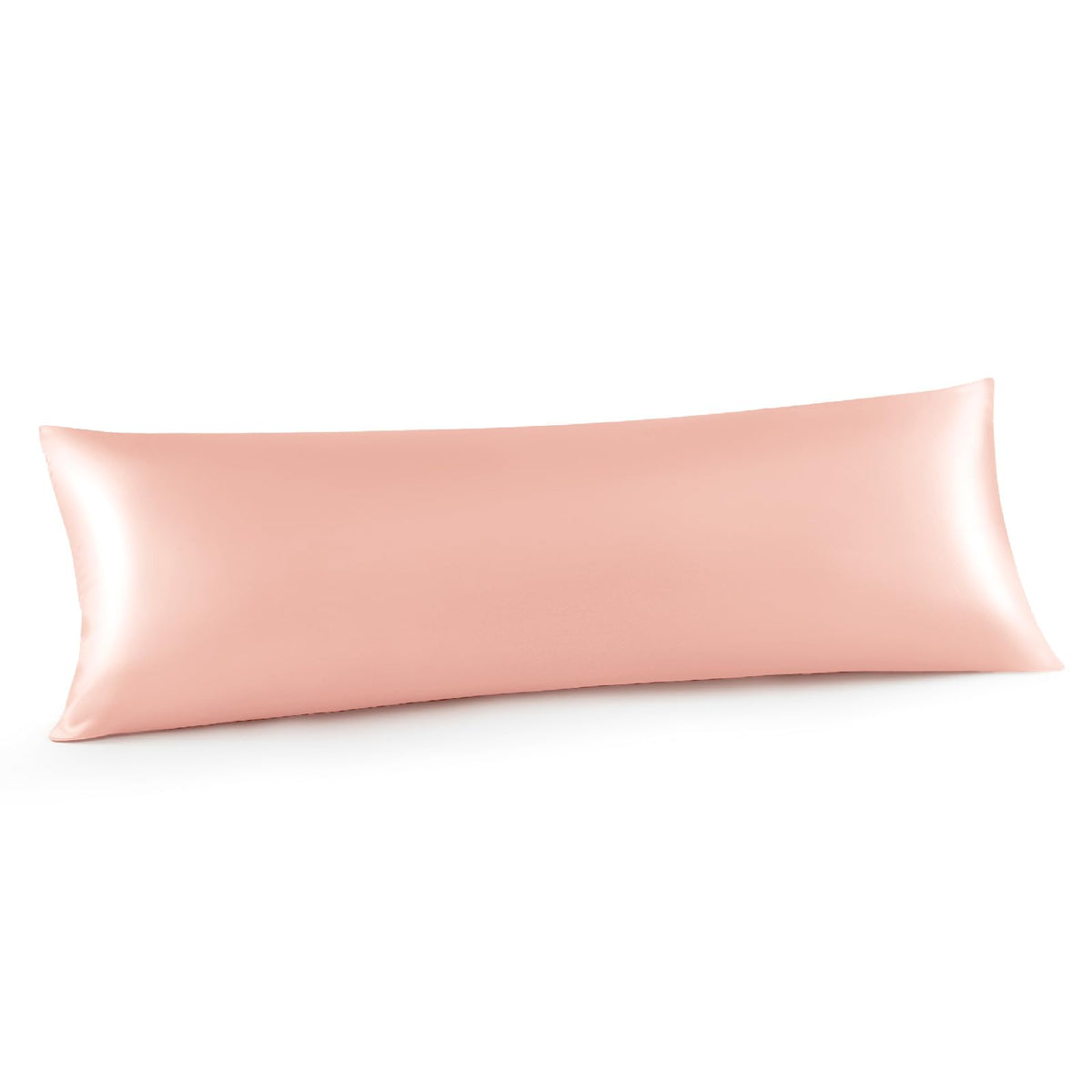 INFIIXSO Silk Pillow Cases 2 Pack, Standard Size, Hidden Zipper, Light Grey
