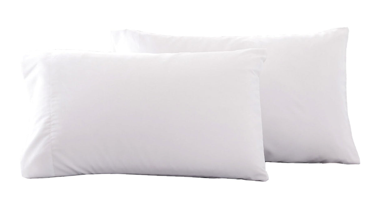 Microfiber Queen Bed Pillowcases 2 Pack, Super Soft Bed Pillow Covers Envelope Closure, Wrinkle, Fade and Stain Resistant, 20x30, Light Beige