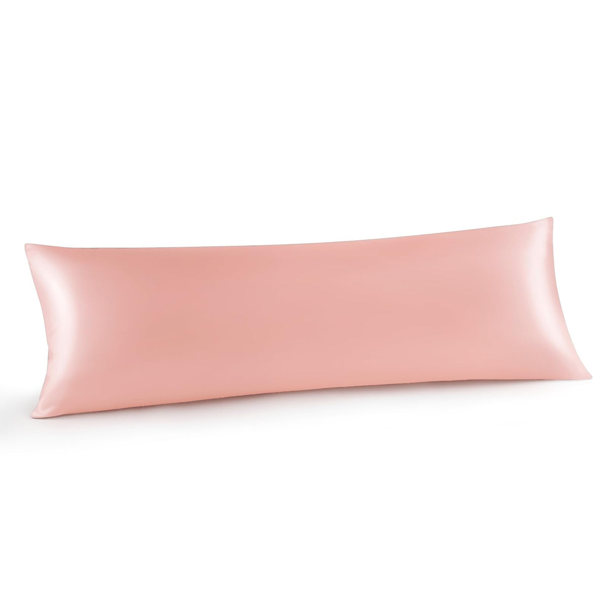 INFIIXSO Silk Pillow Cases 2 Pack, Standard Size, Hidden Zipper, Light Grey