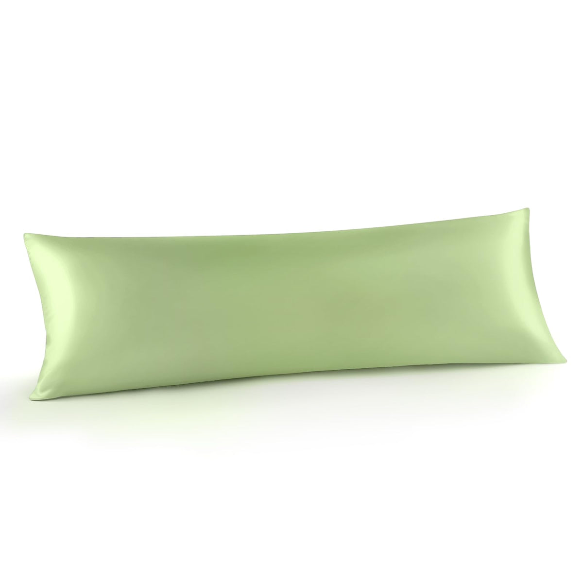 INFIIXSO Silk Pillow Cases 2 Pack, Standard Size, Hidden Zipper, Light Grey