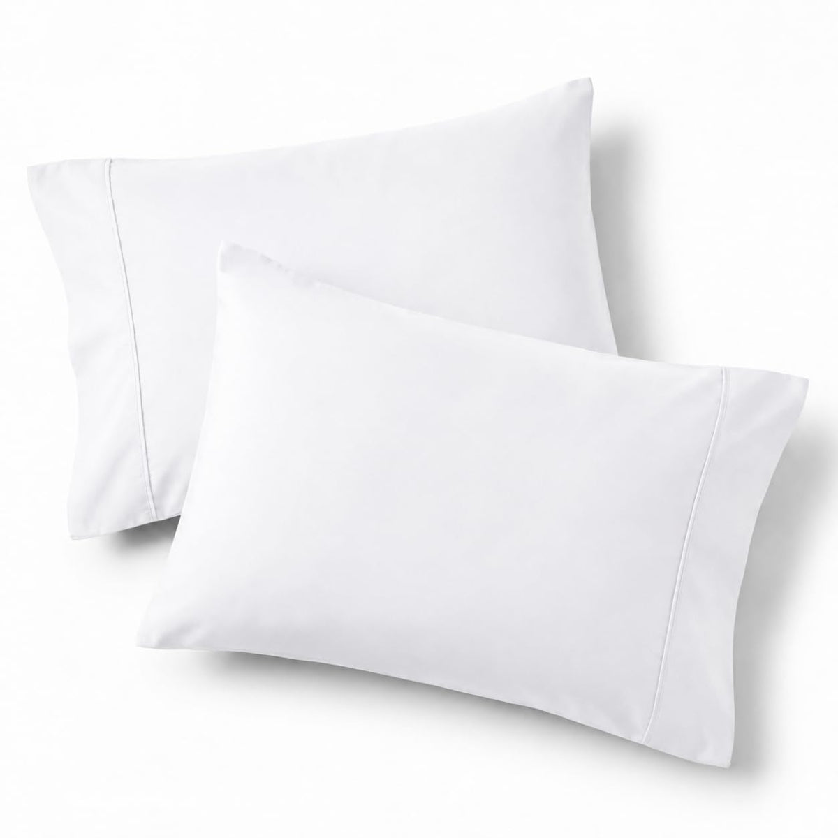 Bedsure Pillow Cases Queen Set of 2 - Dark Grey Double Brushed Microfiber Pillowcases 2 Pack, Super Soft Cooling Pillow Sham Covers with Envelope Closure, Wrinkle, Fade Resistant, 20”x30“