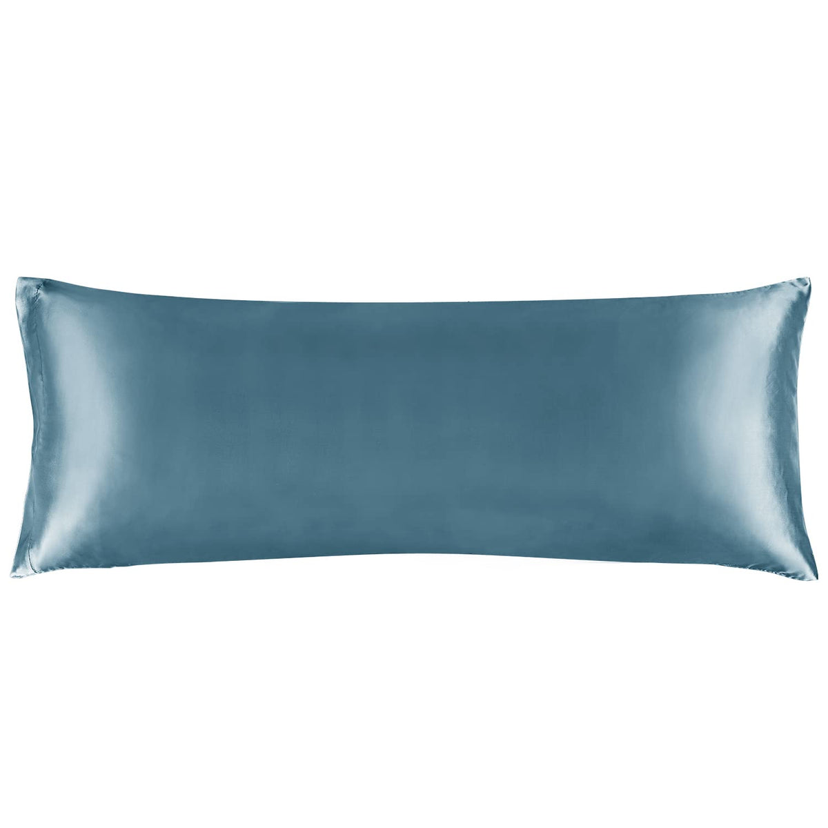 BEDELITE Satin Pillowcases, Queen Size 20x30 Inch, Dark Grey, Set of 2
