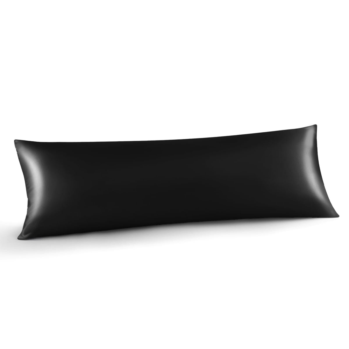 INFIIXSO Silk Pillow Cases 2 Pack, Standard Size, Hidden Zipper, Light Grey