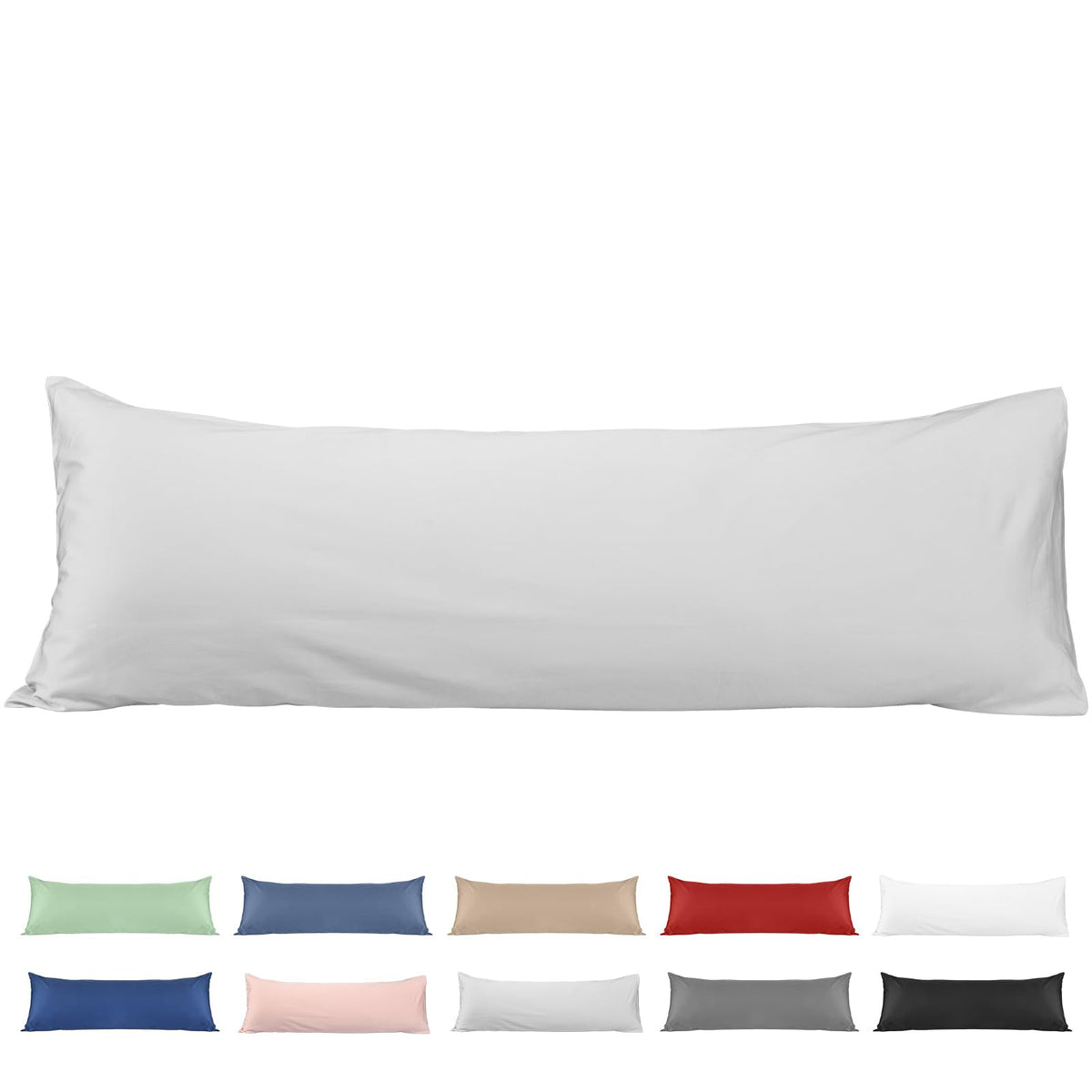 Deep Dream 100% Cotton Pillow Cases Standard Size Set of 2, 600 Thread Count Cotton Pillowcases Standard, White Pillow Cases Set of 2 with Envelop Closure, 20x26 Inches