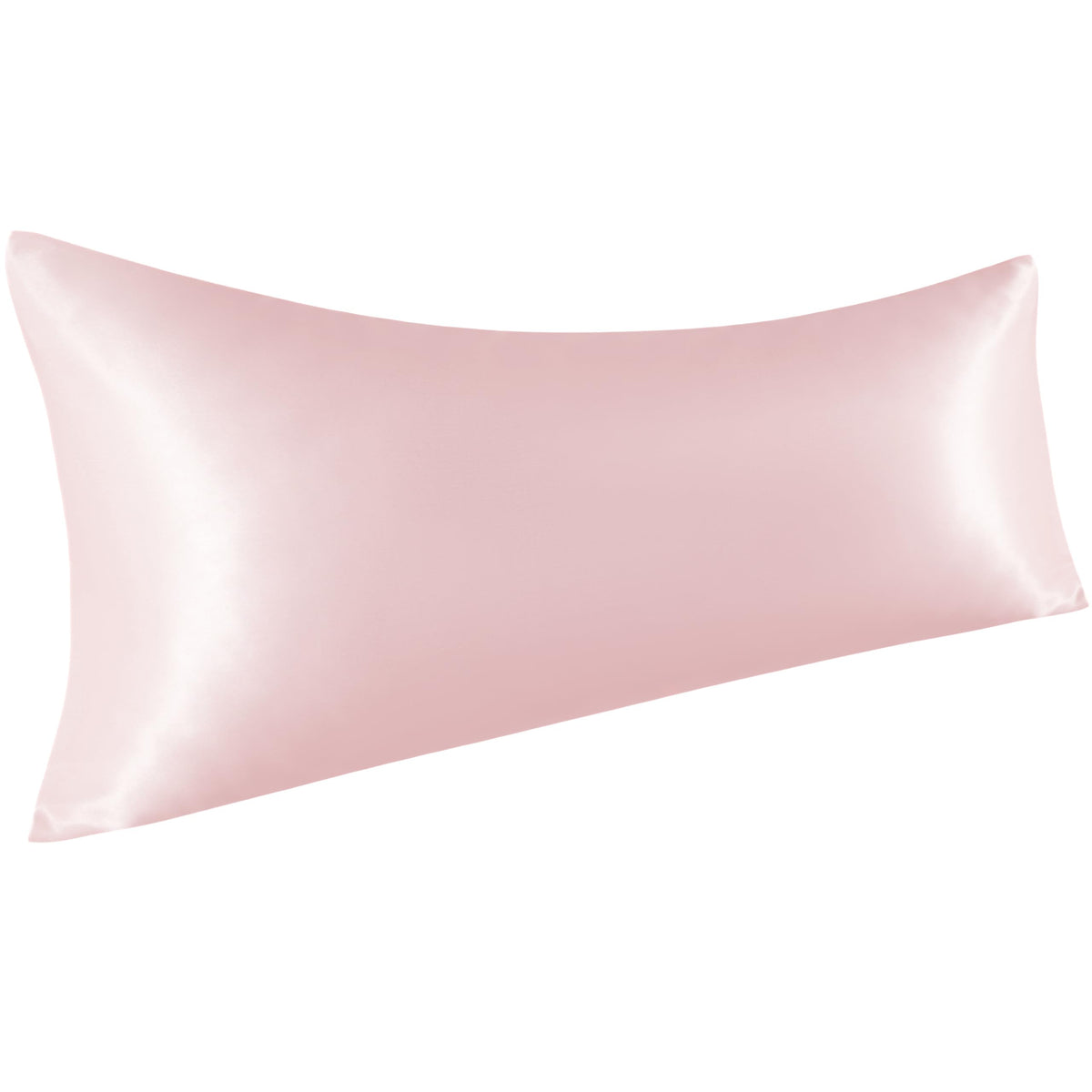 NTBAY Standard Satin Pillowcases, Set of 2, Black