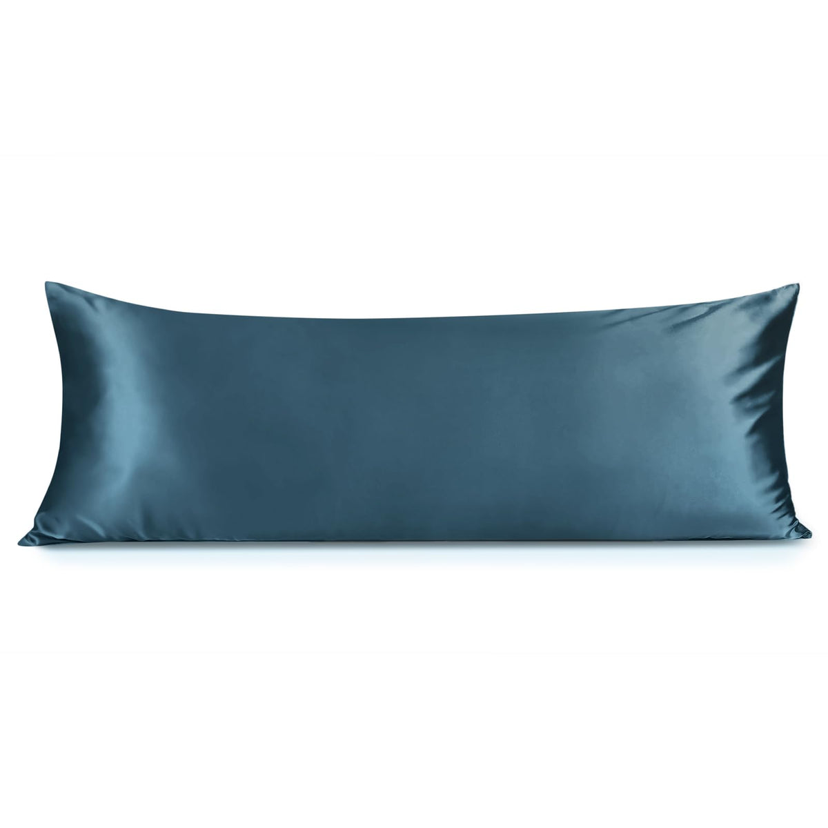 INFIIXSO Silk Pillow Cases 2 Pack, Standard Size, Hidden Zipper, Light Grey