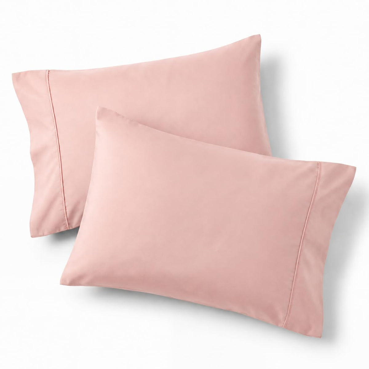 Bedsure Pillow Cases Queen Set of 2 - Dark Grey Double Brushed Microfiber Pillowcases 2 Pack, Super Soft Cooling Pillow Sham Covers with Envelope Closure, Wrinkle, Fade Resistant, 20”x30“