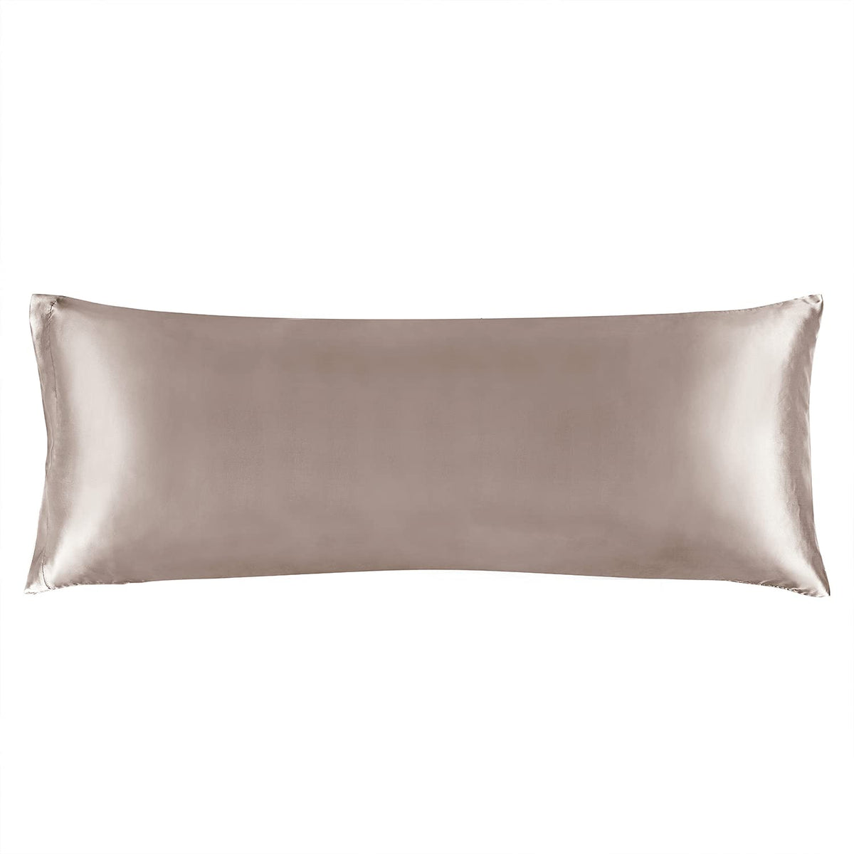 BEDELITE Satin Pillowcases, Queen Size 20x30 Inch, Dark Grey, Set of 2