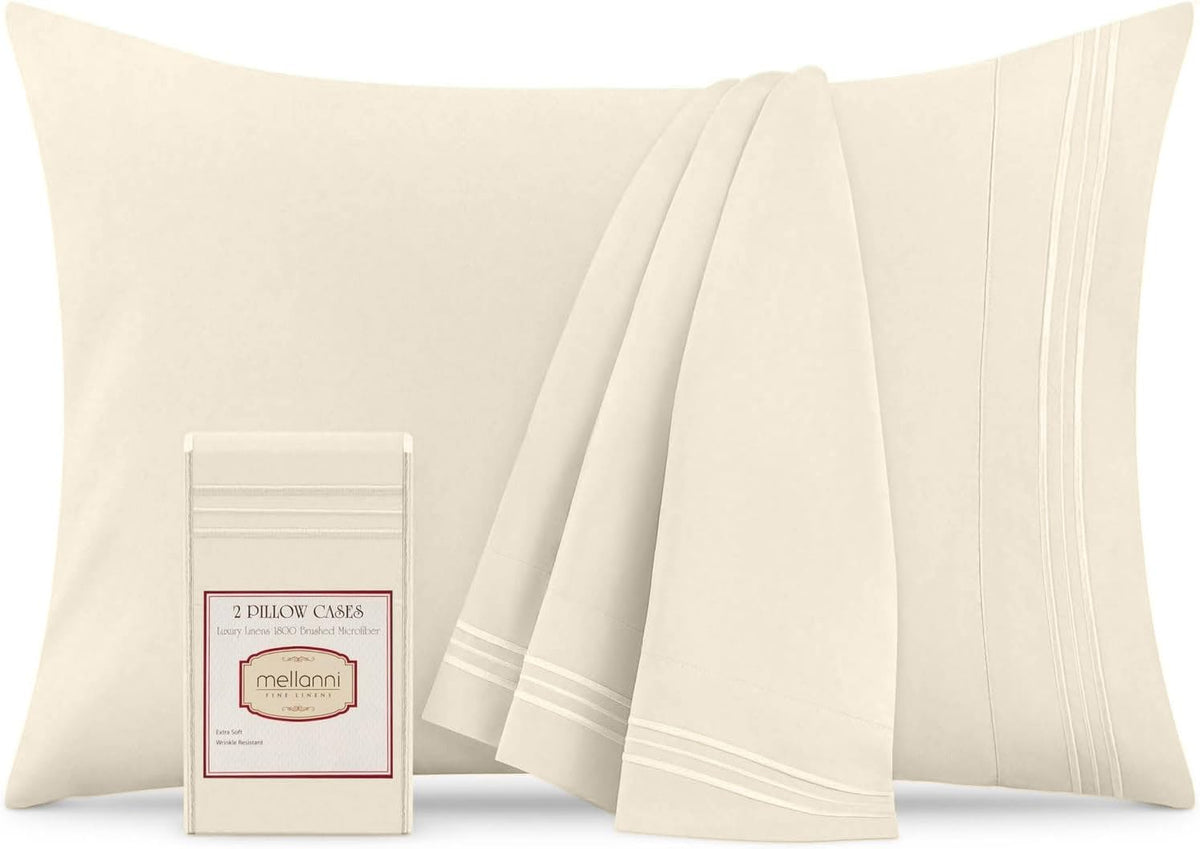 Mellanni Pillow Cases - Luxury, Extra Soft
