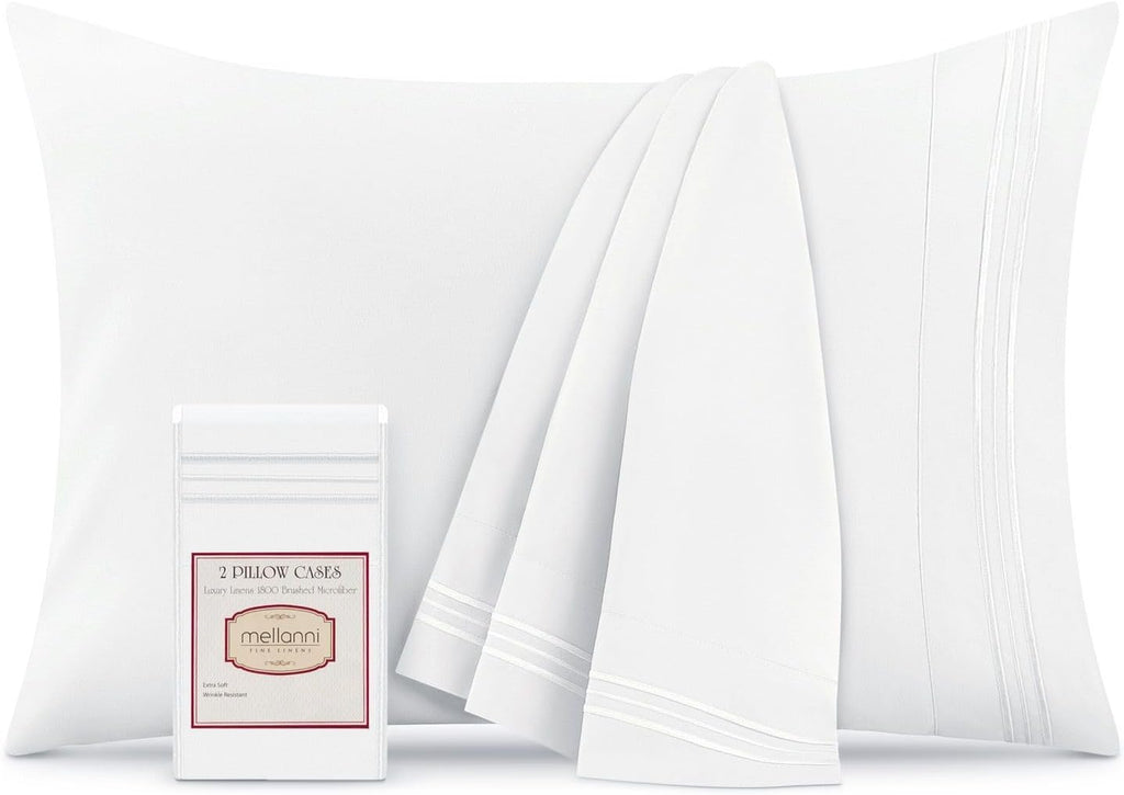 Mellanni Pillow Cases - Luxury, Extra Soft