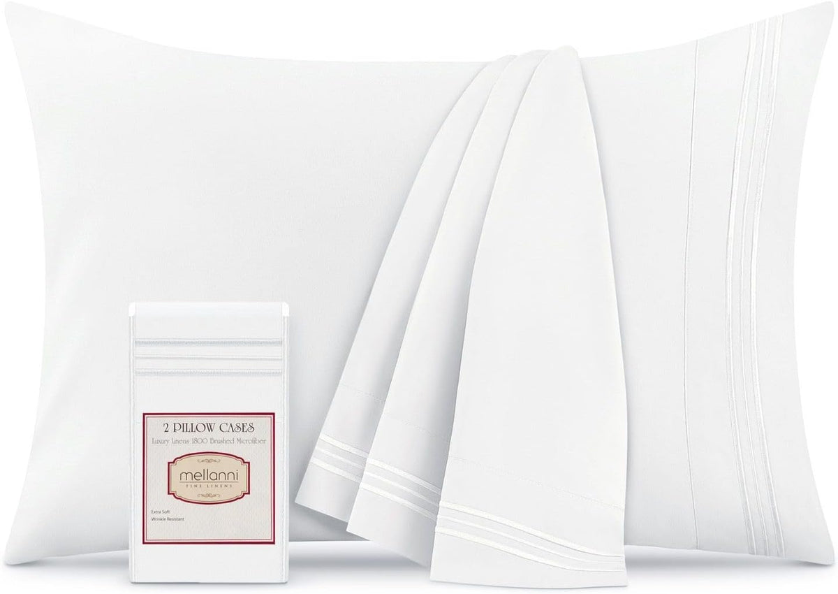 Mellanni Pillow Cases - Luxury, Extra Soft