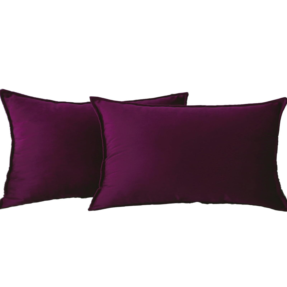 JIAHANNHA Velvet Green Throw Pillow Covers 18”x18”Pack of 2 Soft Decorative