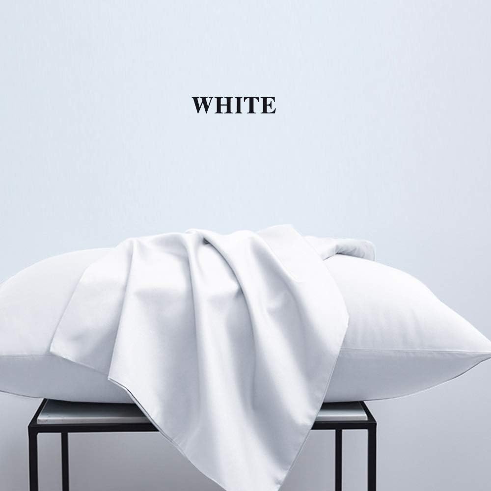 NTBAY Microfiber King Pillowcases, 2 Pack, 20 x 36, White