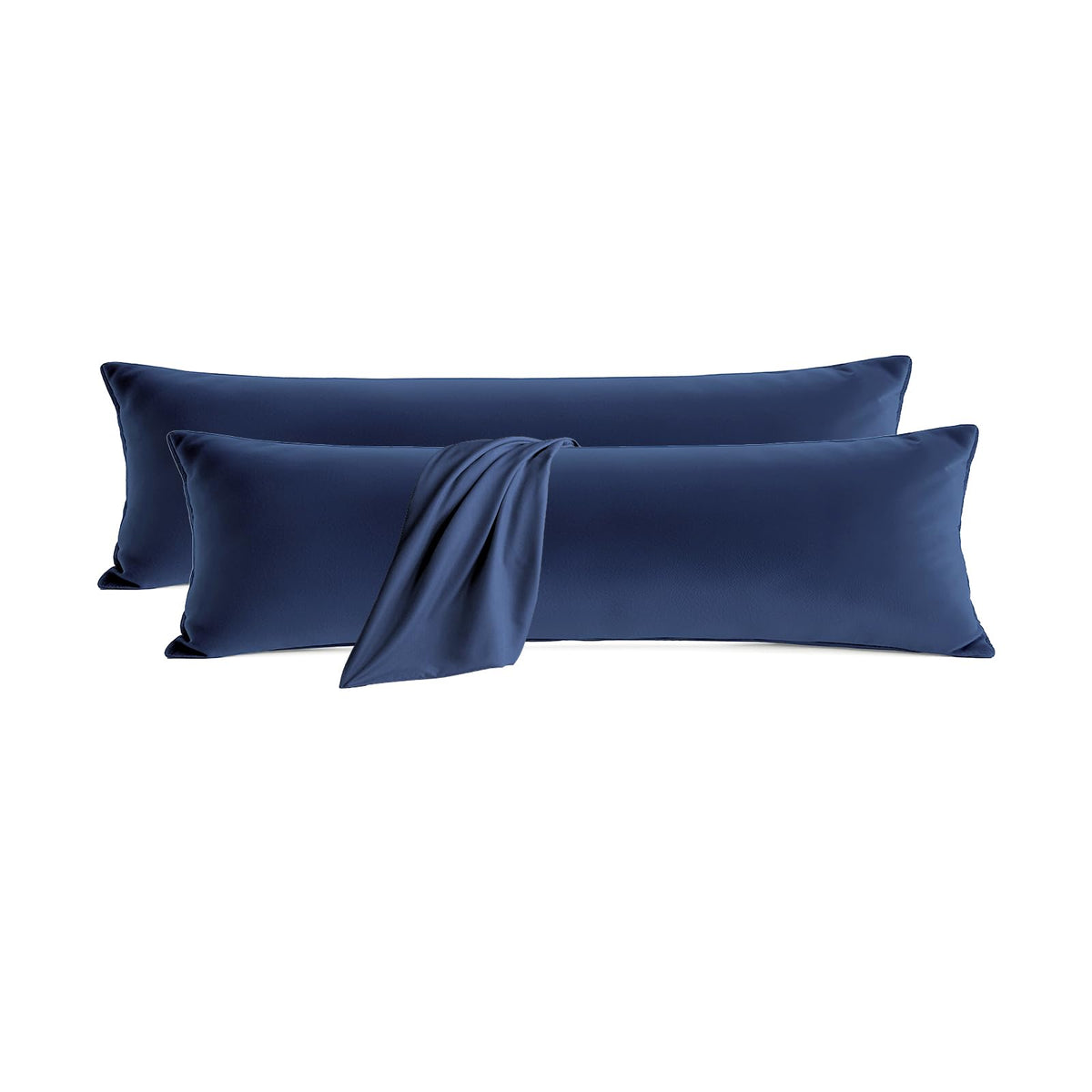 Set of 2 Brushed Microfiber Pillowcases 20x26 inch Pink