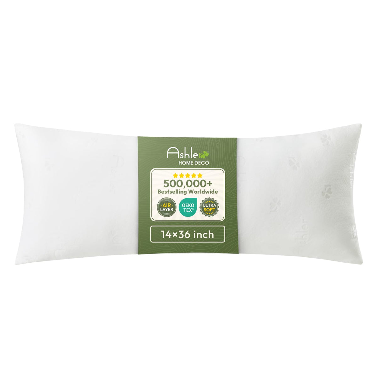 Ashler 12x20 Throw Pillows Insert Pack of 2, Lumbar Pillow
