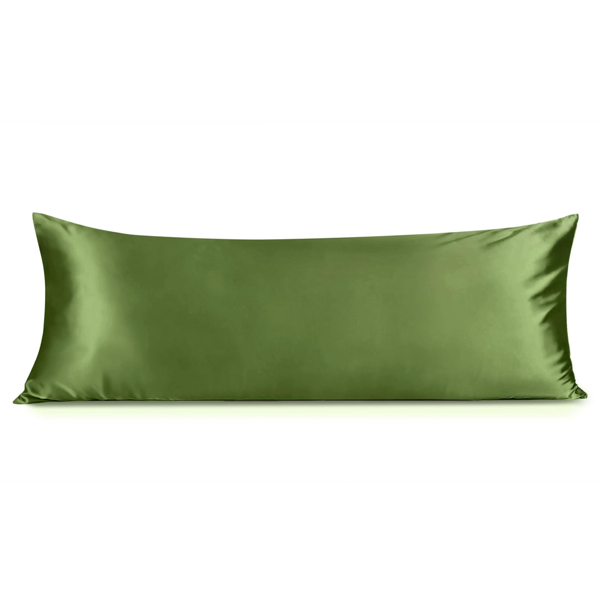 INFIIXSO Silk Pillow Cases 2 Pack, Standard Size, Hidden Zipper, Light Grey