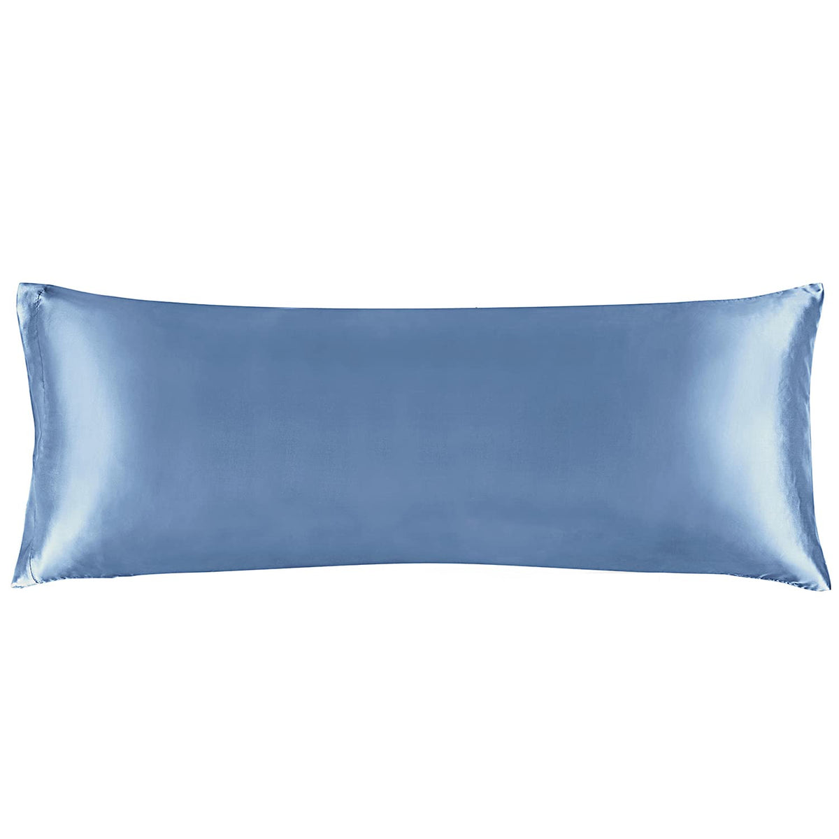 BEDELITE Satin Pillowcases, Queen Size 20x30 Inch, Dark Grey, Set of 2
