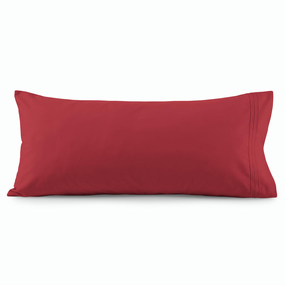 Elegant Comfort Luxury Ultra-Soft 2-Piece Pillowcase Set - 1500 Premium Hotel Quality Microfiber Double Brushed - Wrinkle Resistant, King Size, White
