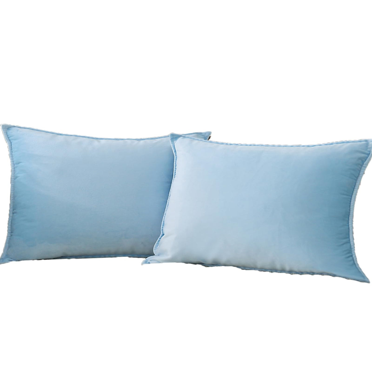 JIAHANNHA Velvet Green Throw Pillow Covers 18”x18”Pack of 2 Soft Decorative