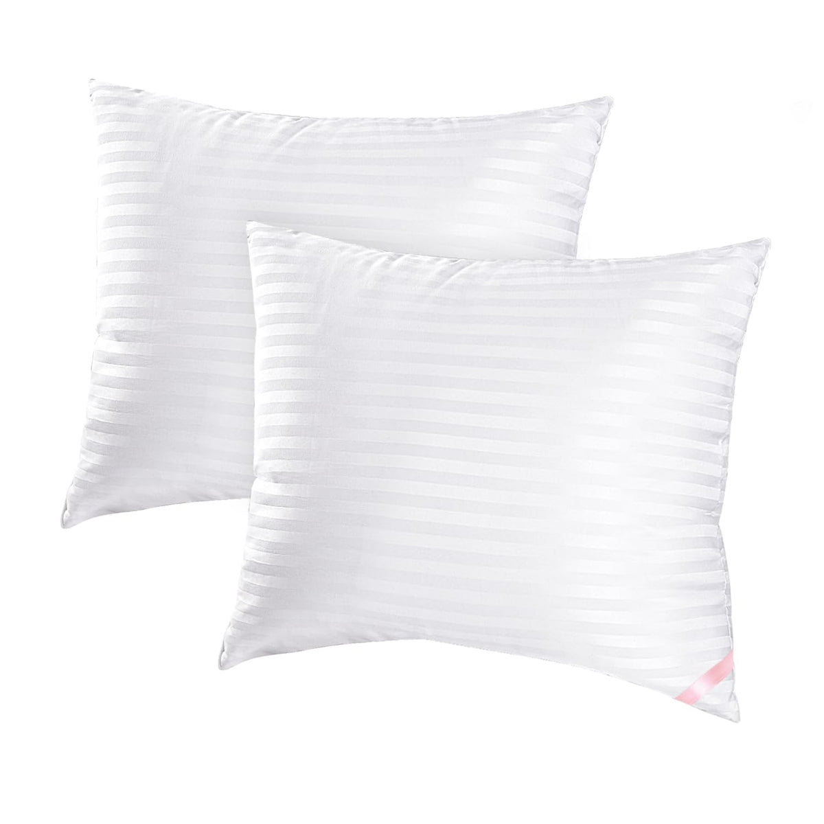 EIUE Throw Pillow Inserts, Machine Washable Pillows,Premium Polyester Fiber Fill for Sofa Bed & Decorative Cushions (White, 18x18inch)