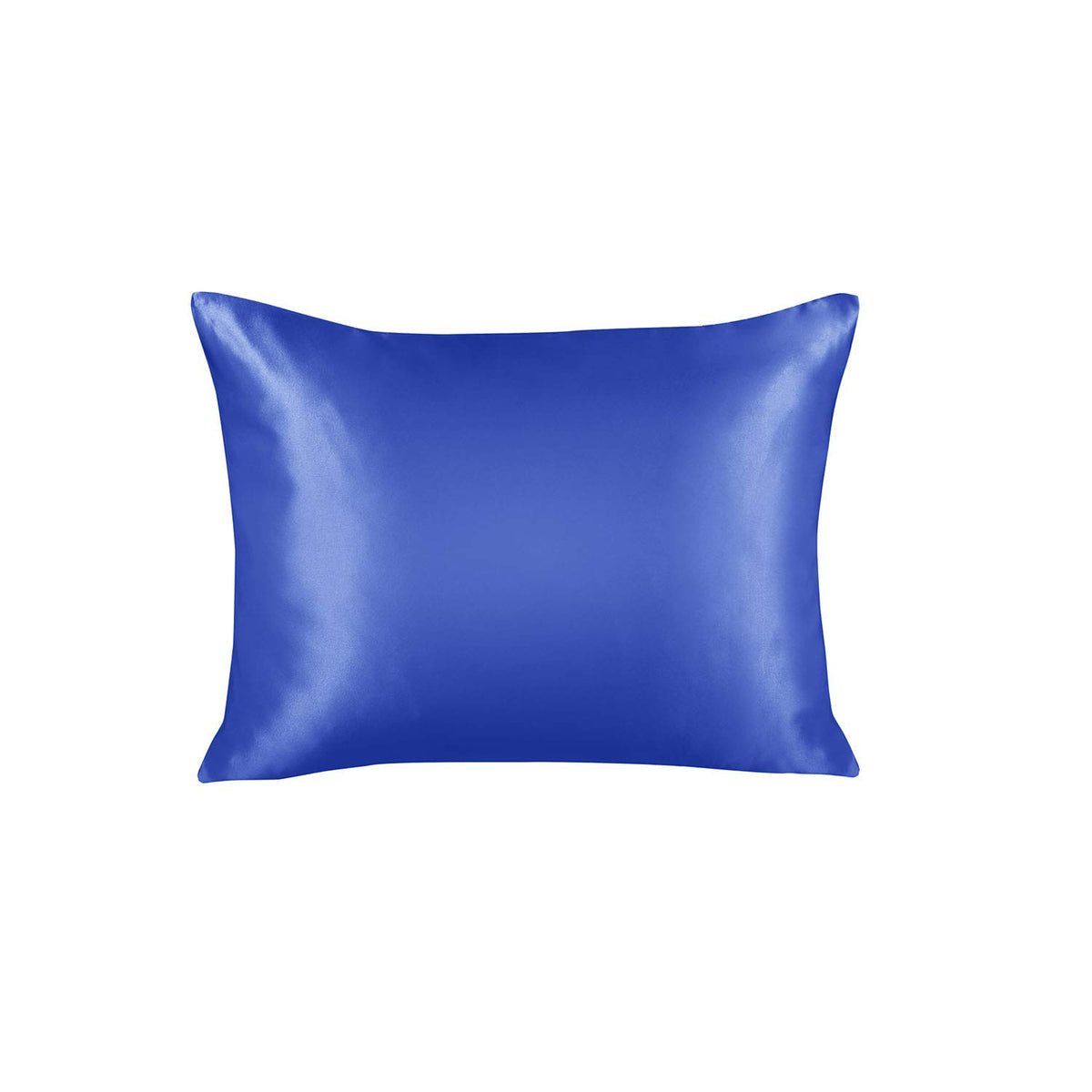 BLISSFORD Satin Pillowcase with Zipper, Like Silk Pillow Cases - Black