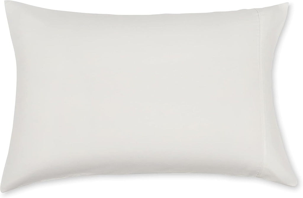 Amazon Basics Standard Pillowcases Set of 2 - Lightweight, Super Soft Easy Care Microfiber, Cream, 30" L x 20" W, Pillows Not Included