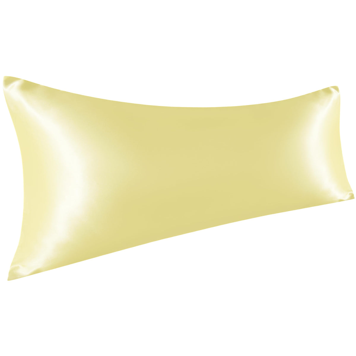 NTBAY Standard Satin Pillowcases, Set of 2, Black