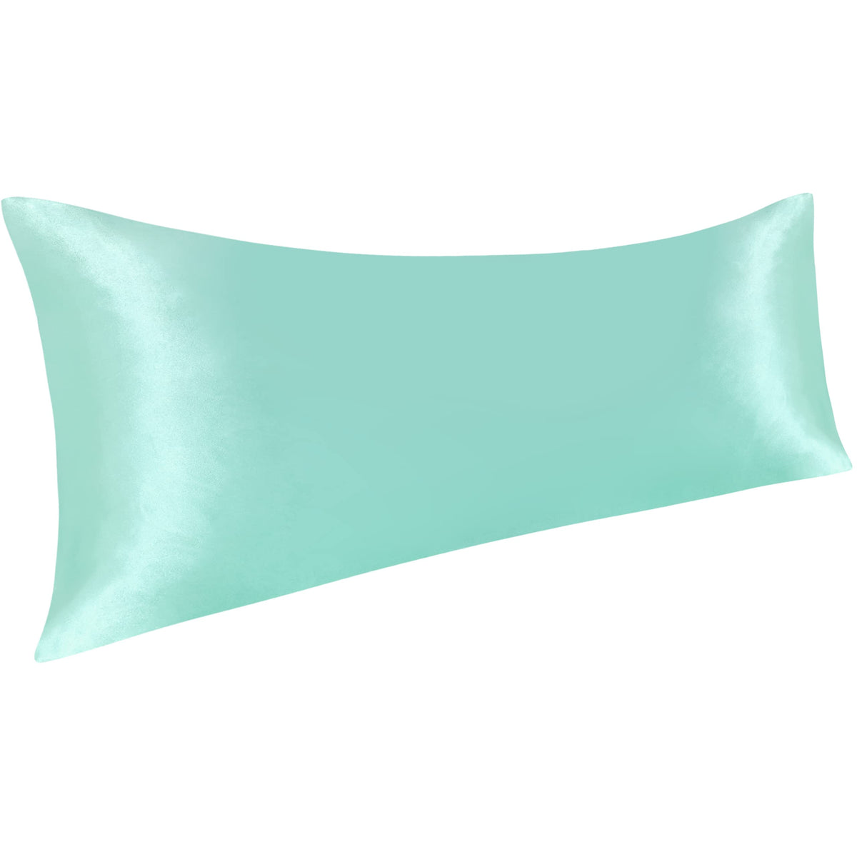 NTBAY Standard Satin Pillowcases, Set of 2, Black