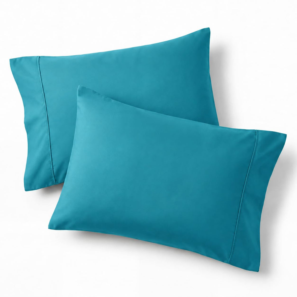 Bedsure Pillow Cases Queen Set of 2 - Dark Grey Double Brushed Microfiber Pillowcases 2 Pack, Super Soft Cooling Pillow Sham Covers with Envelope Closure, Wrinkle, Fade Resistant, 20”x30“