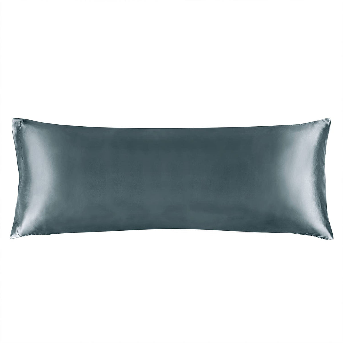 BEDELITE Satin Pillowcases, Queen Size 20x30 Inch, Dark Grey, Set of 2