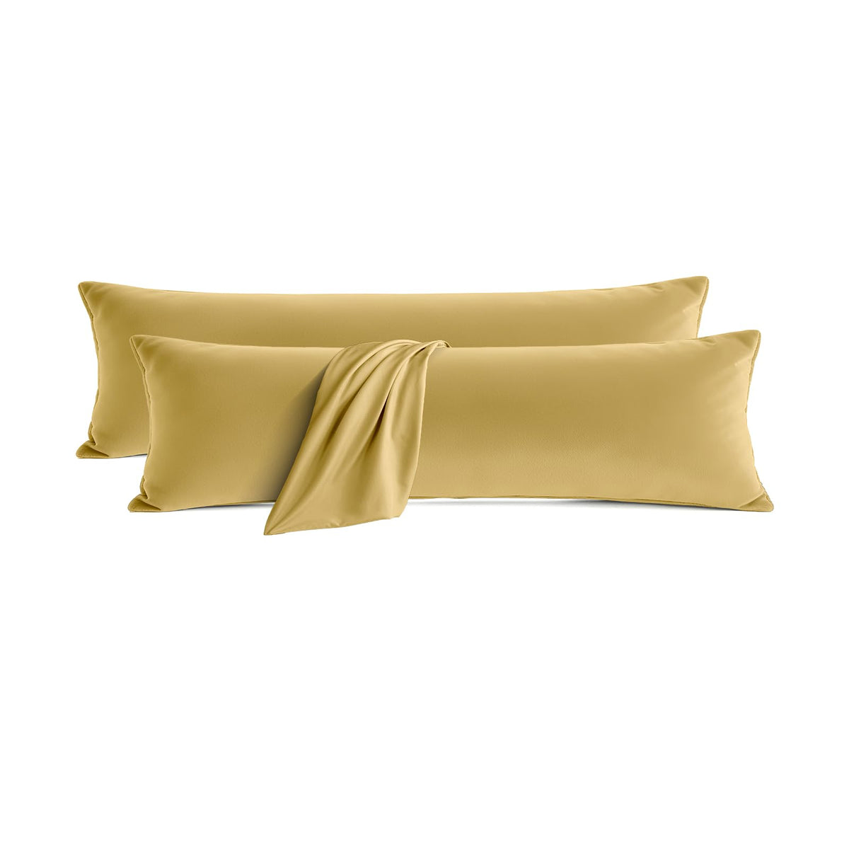 Set of 2 Brushed Microfiber Pillowcases 20x26 inch Pink