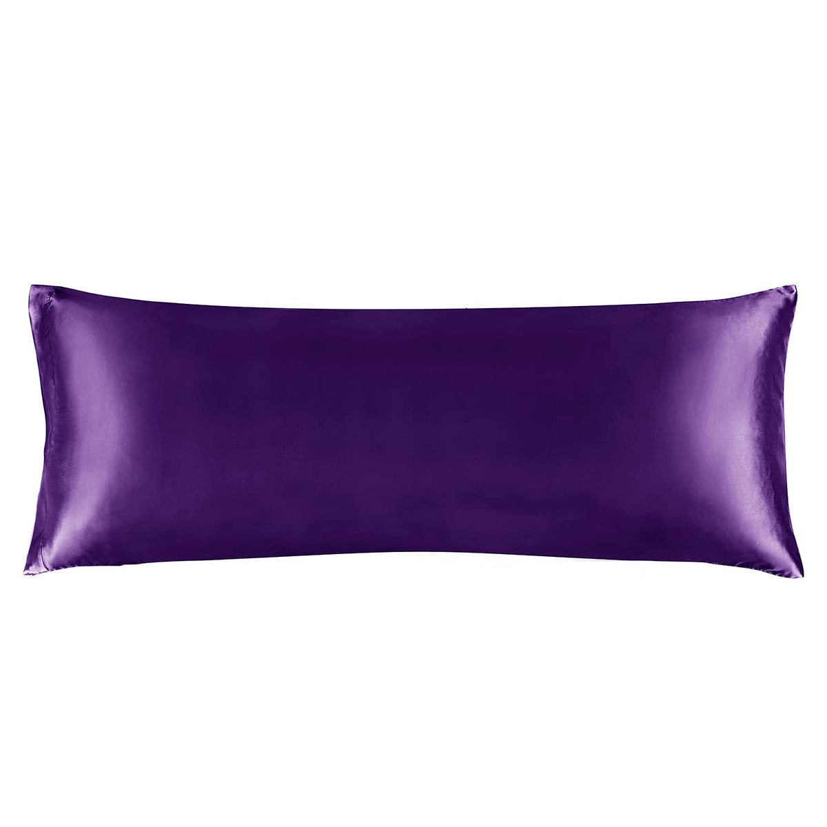 BEDELITE Satin Pillowcases, Queen Size 20x30 Inch, Dark Grey, Set of 2