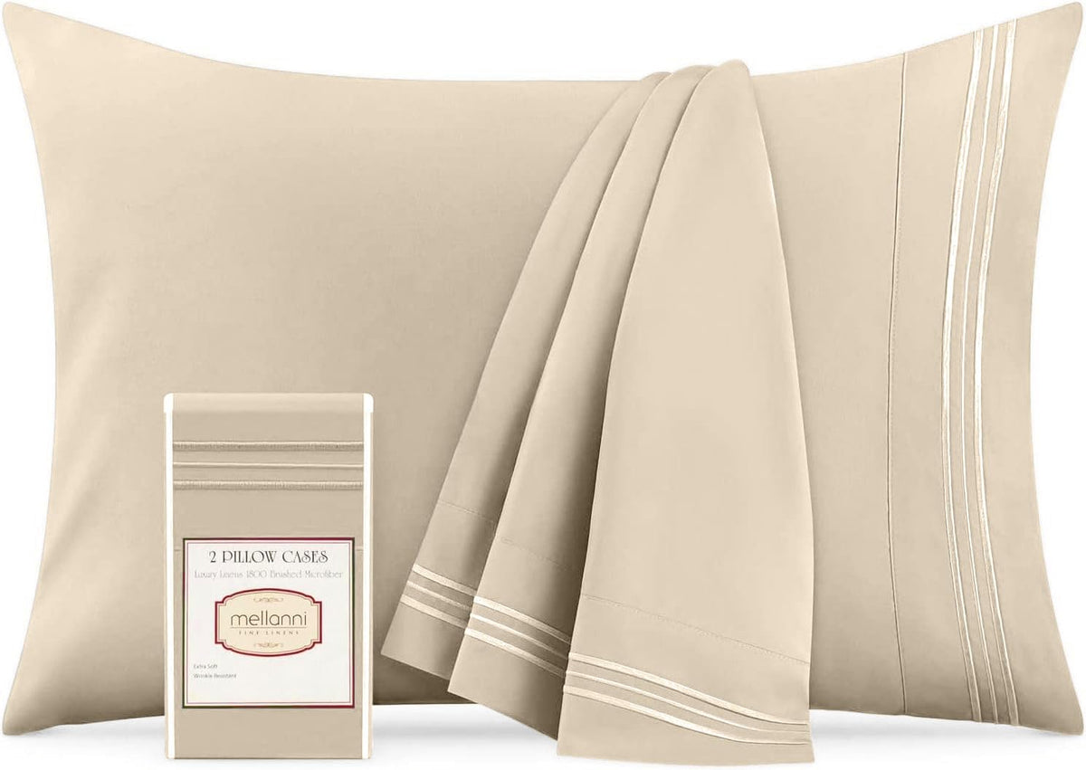 Mellanni Pillow Cases - Luxury, Extra Soft