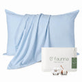 FAUNNA 100% Cotton Pillow Protectors, 600 Thread Count, Standard, 4 Pack