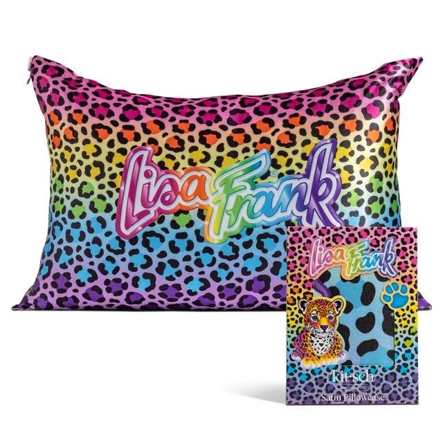 Bridgerton x Kitsch Satin Pillowcase W/Zipper - Size 19x26, Wisteria