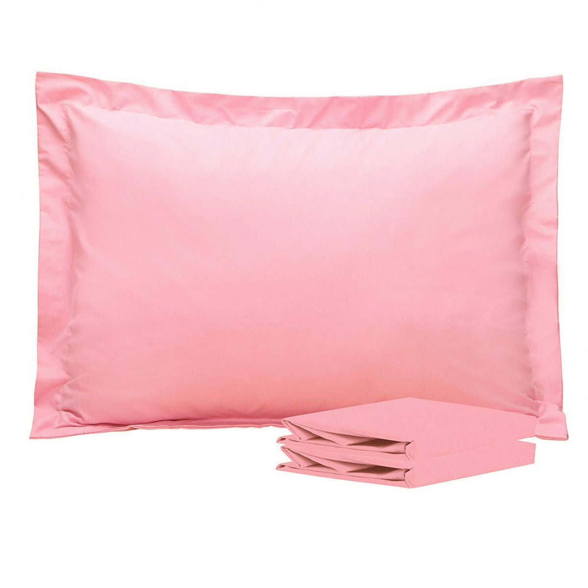 NTBAY Standard Pillow Shams, Set of 2, Microfiber, White