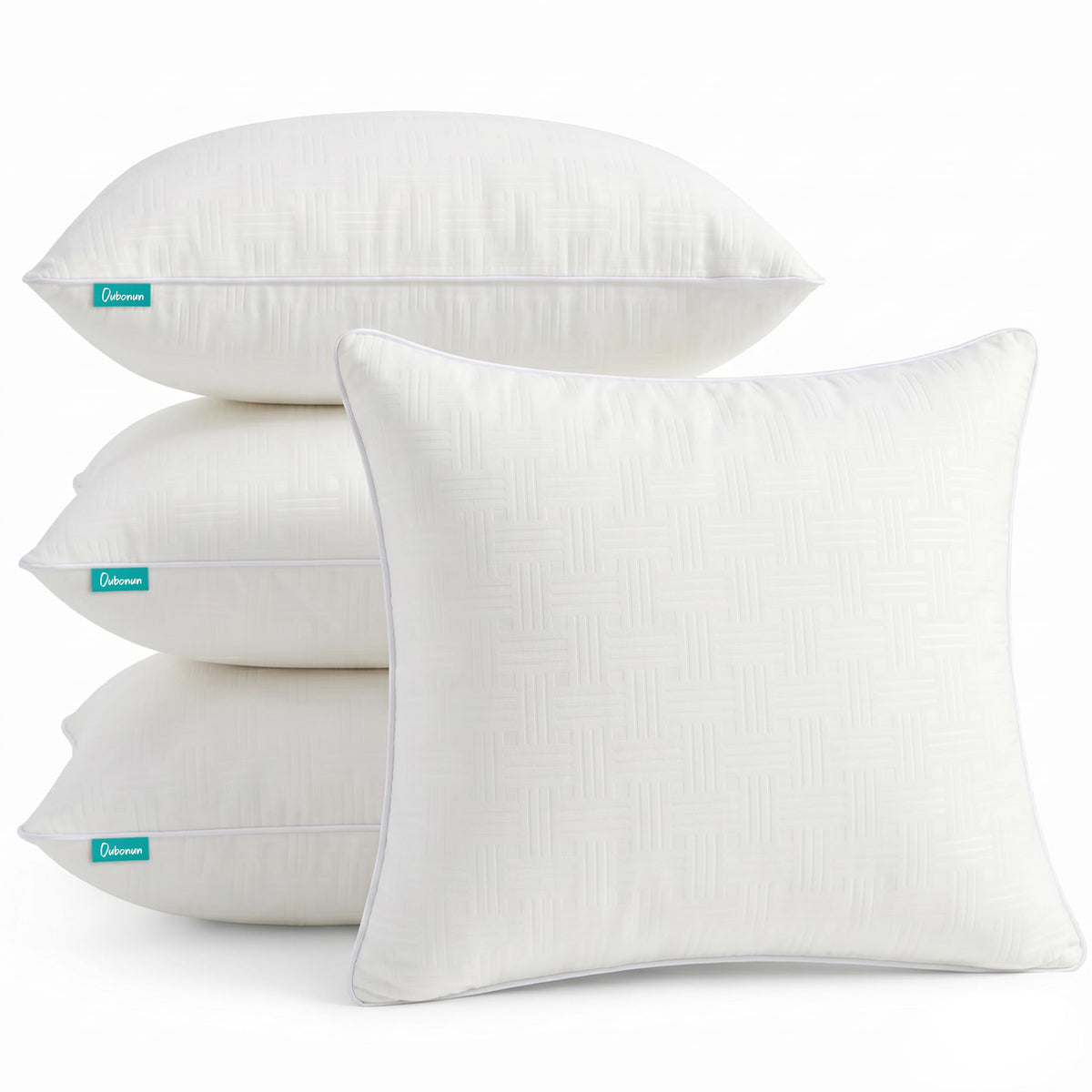 Oubonun Throw Pillow Inserts 22x22 Set of 2, Decorative Throw Pillows