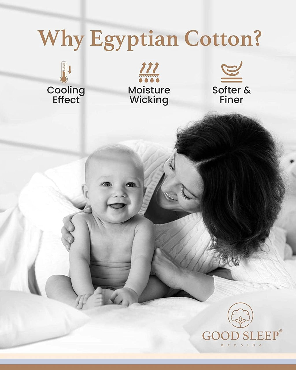 Pillow Cases Standard Size Set of 4, 800 TC, 100% Egyptian Cotton - White