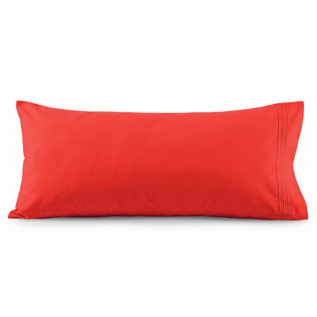 Elegant Comfort Luxury Ultra-Soft 2-Piece Pillowcase Set - 1500 Premium Hotel Quality Microfiber Double Brushed - Wrinkle Resistant, King Size, White