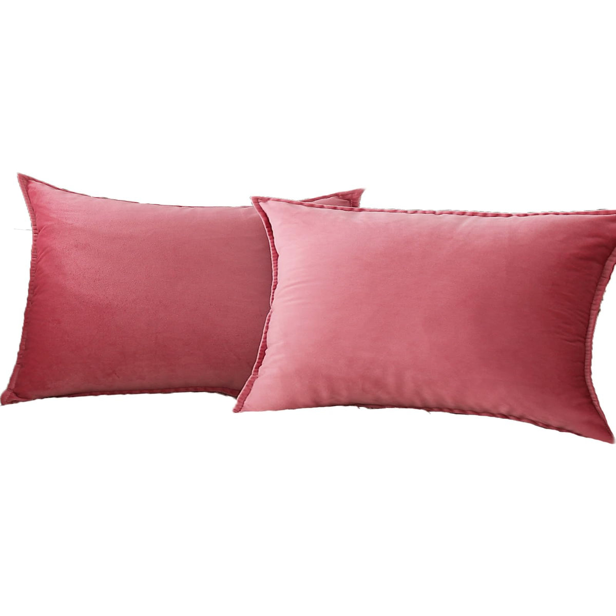 JIAHANNHA Velvet Green Throw Pillow Covers 18”x18”Pack of 2 Soft Decorative