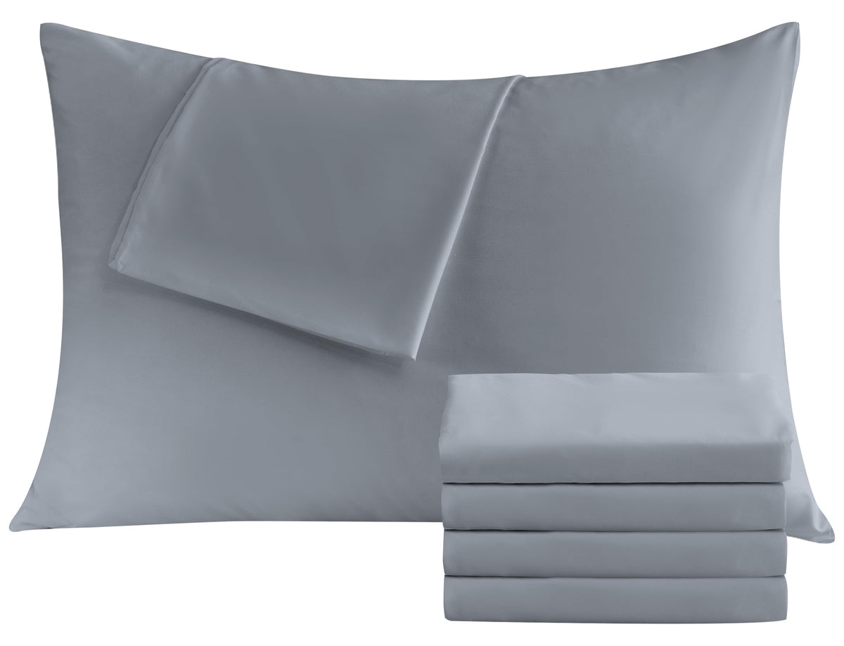 CULVE White Pillow Cases Standard 4 Pack, Microfiber Pillowcase, 20x26