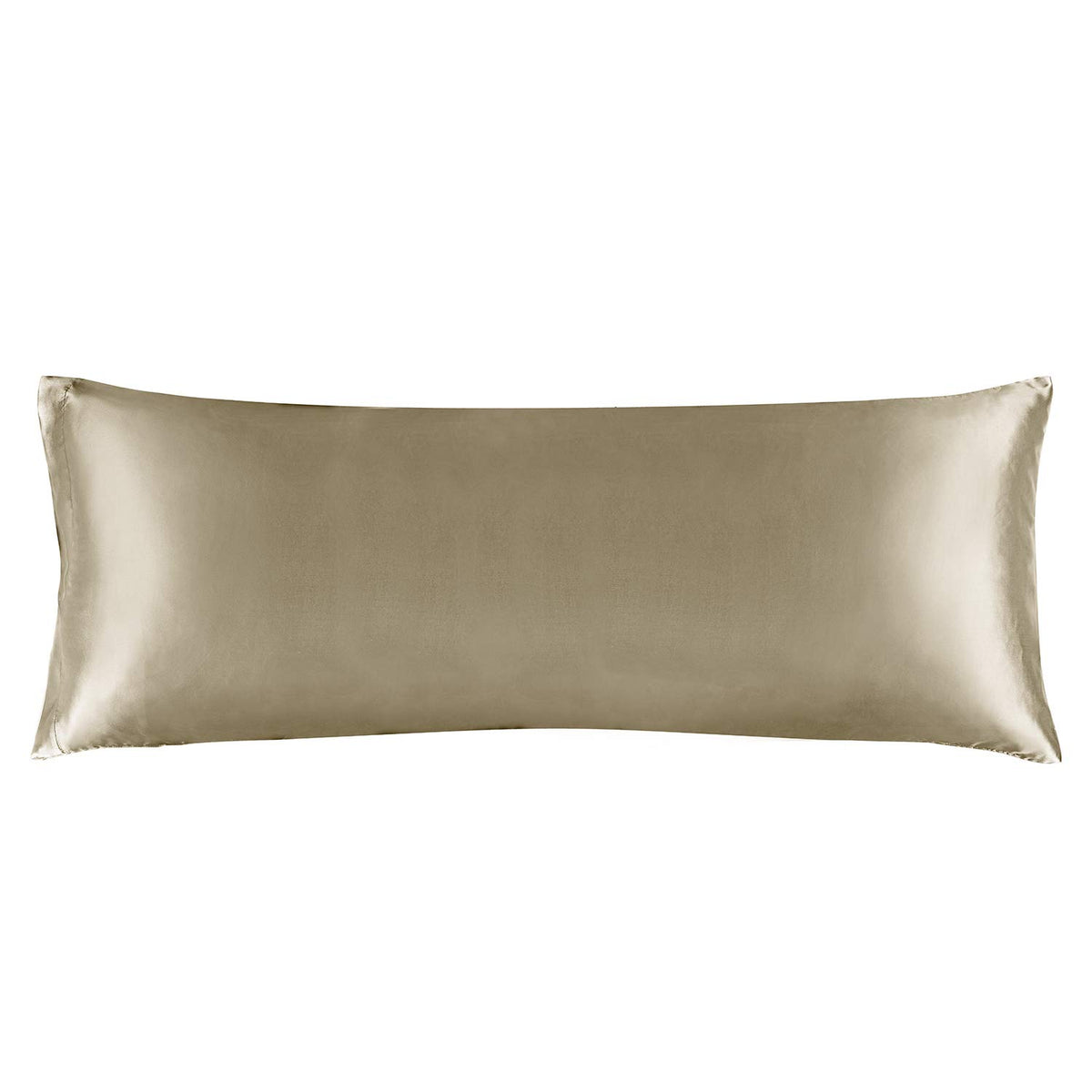 BEDELITE Satin Pillowcases, Queen Size 20x30 Inch, Dark Grey, Set of 2