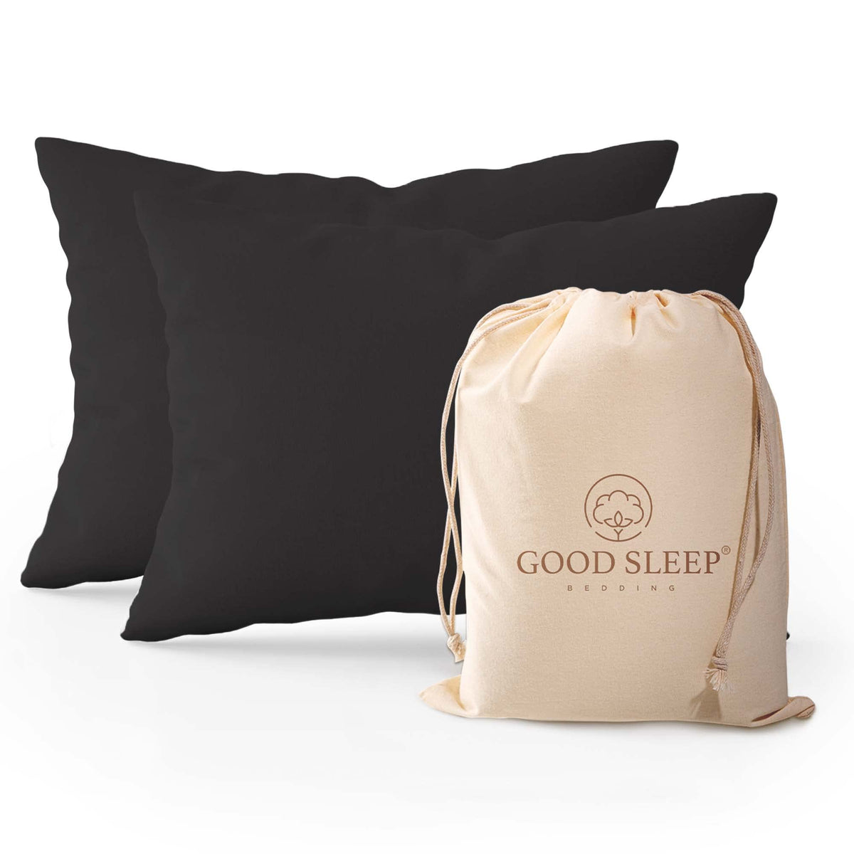 Pillow Cases Standard Size Set of 4, 800 TC, 100% Egyptian Cotton - White