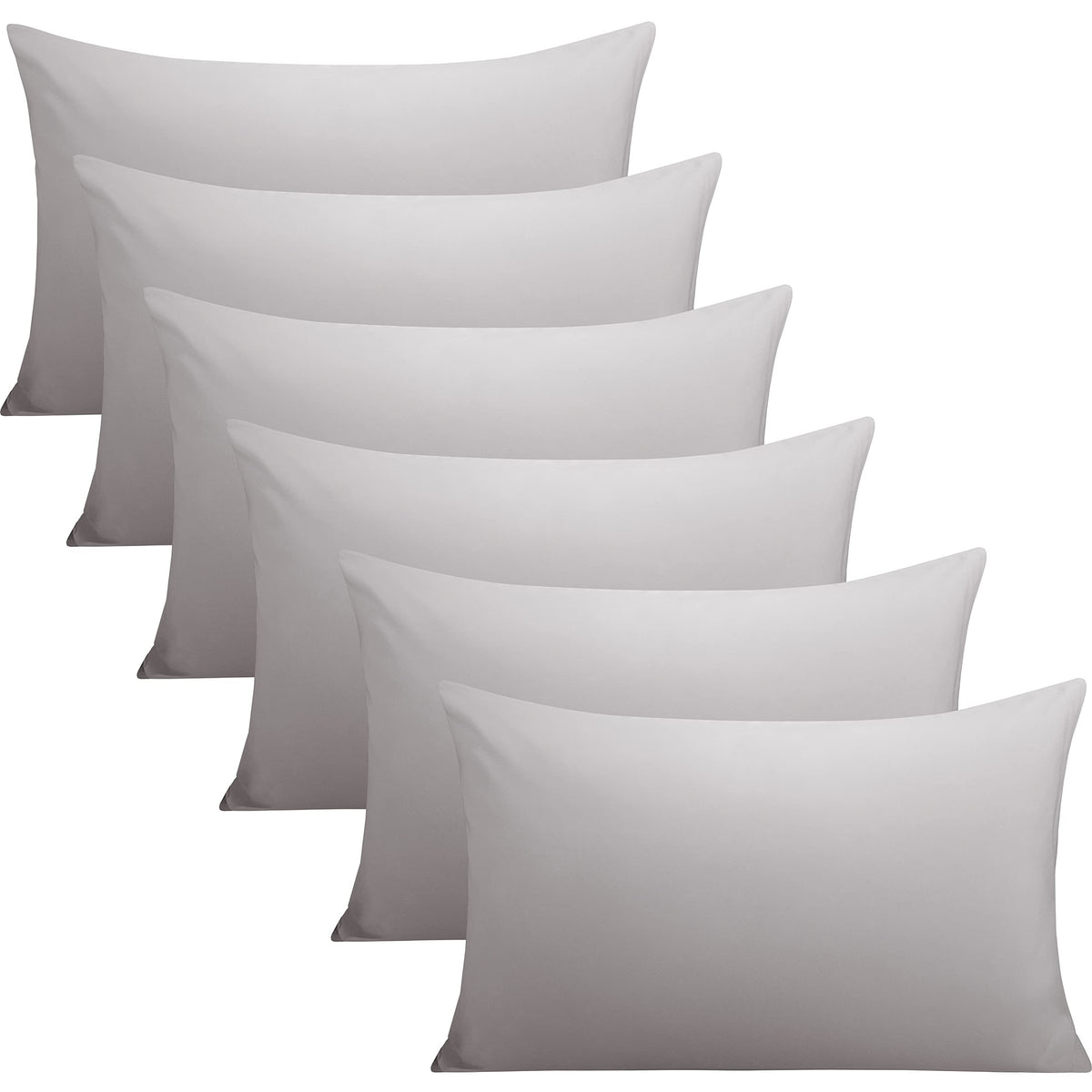 FLXXIE 2-Pack Microfiber Queen Pillow Cases, Envelope Closure, Black