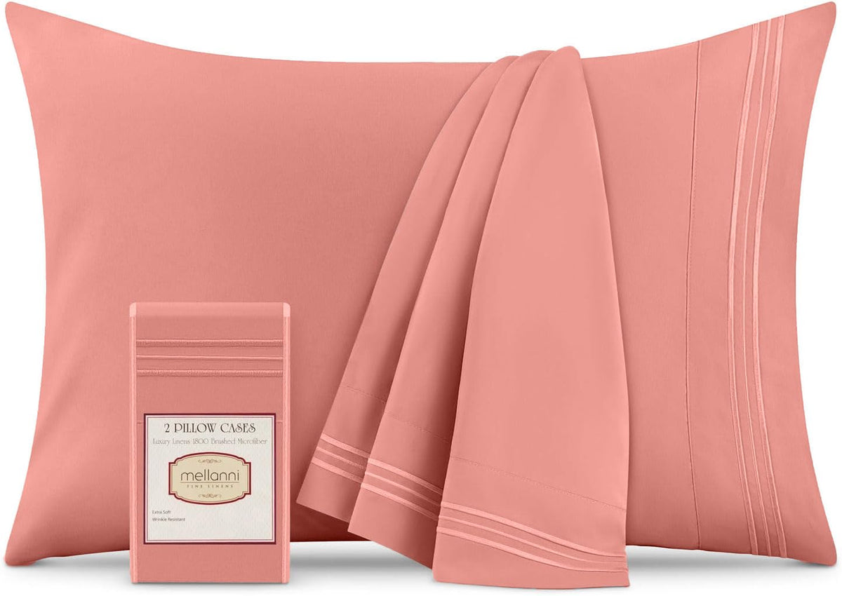 Mellanni Pillow Cases - Luxury, Extra Soft