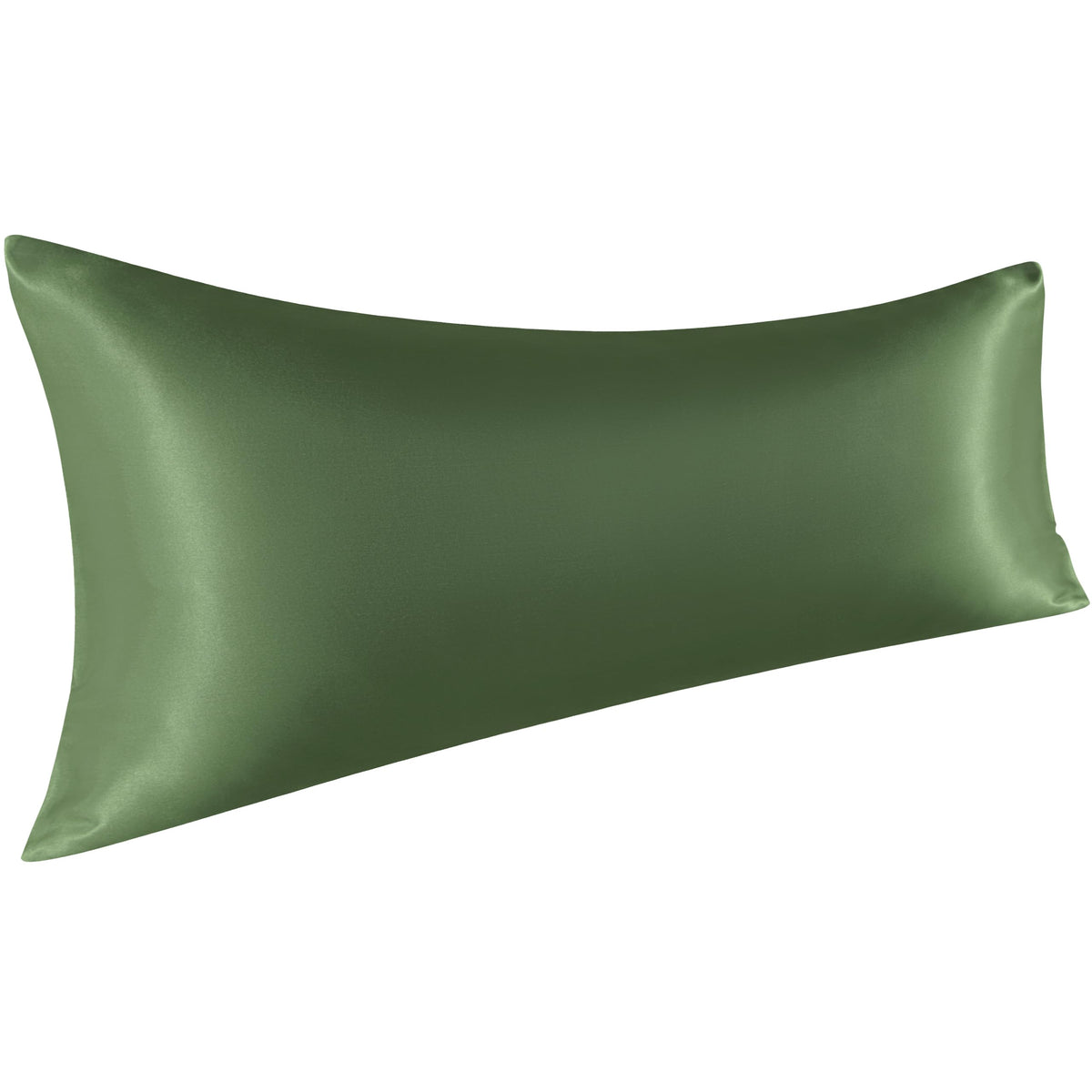 NTBAY Standard Satin Pillowcases, Set of 2, Black