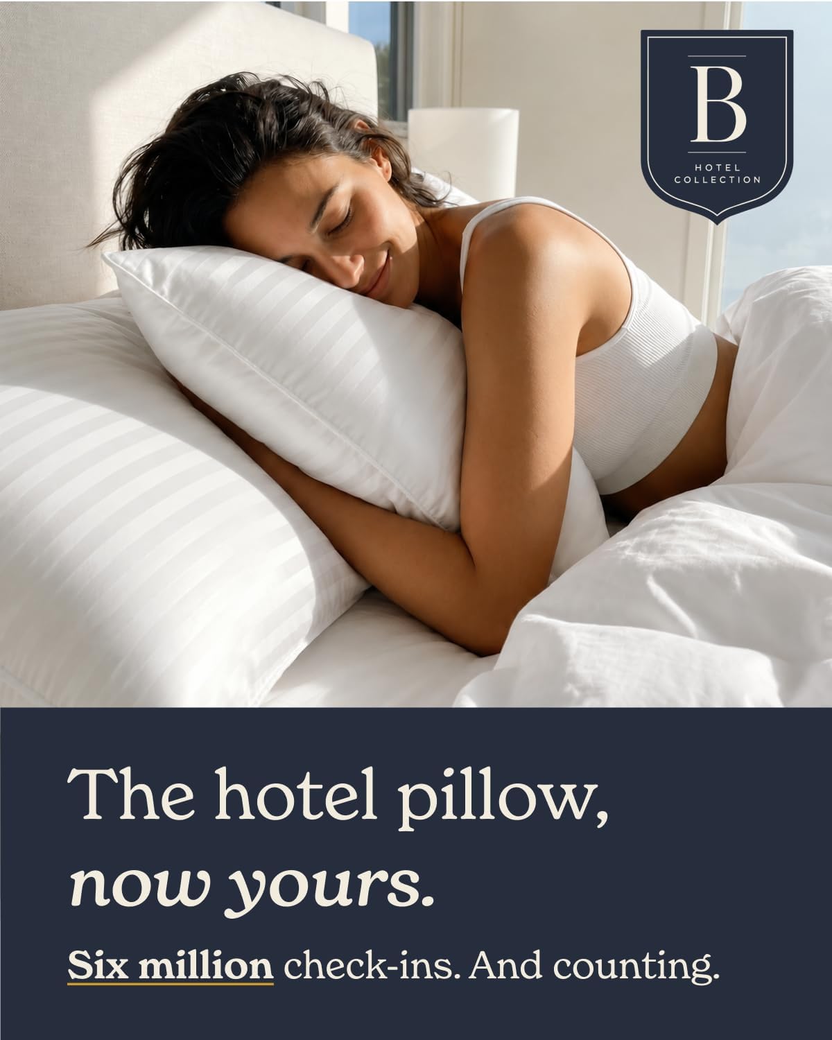 Beckham Hotel Collection Bed Pillows Standard/Queen Size Set of 2