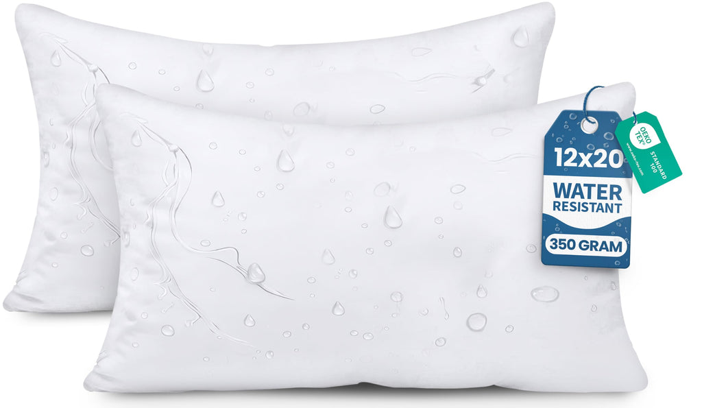 Utopia Bedding 18x18 Outdoor Pillows, Water Resistant Throw Pillows, 2-Pack