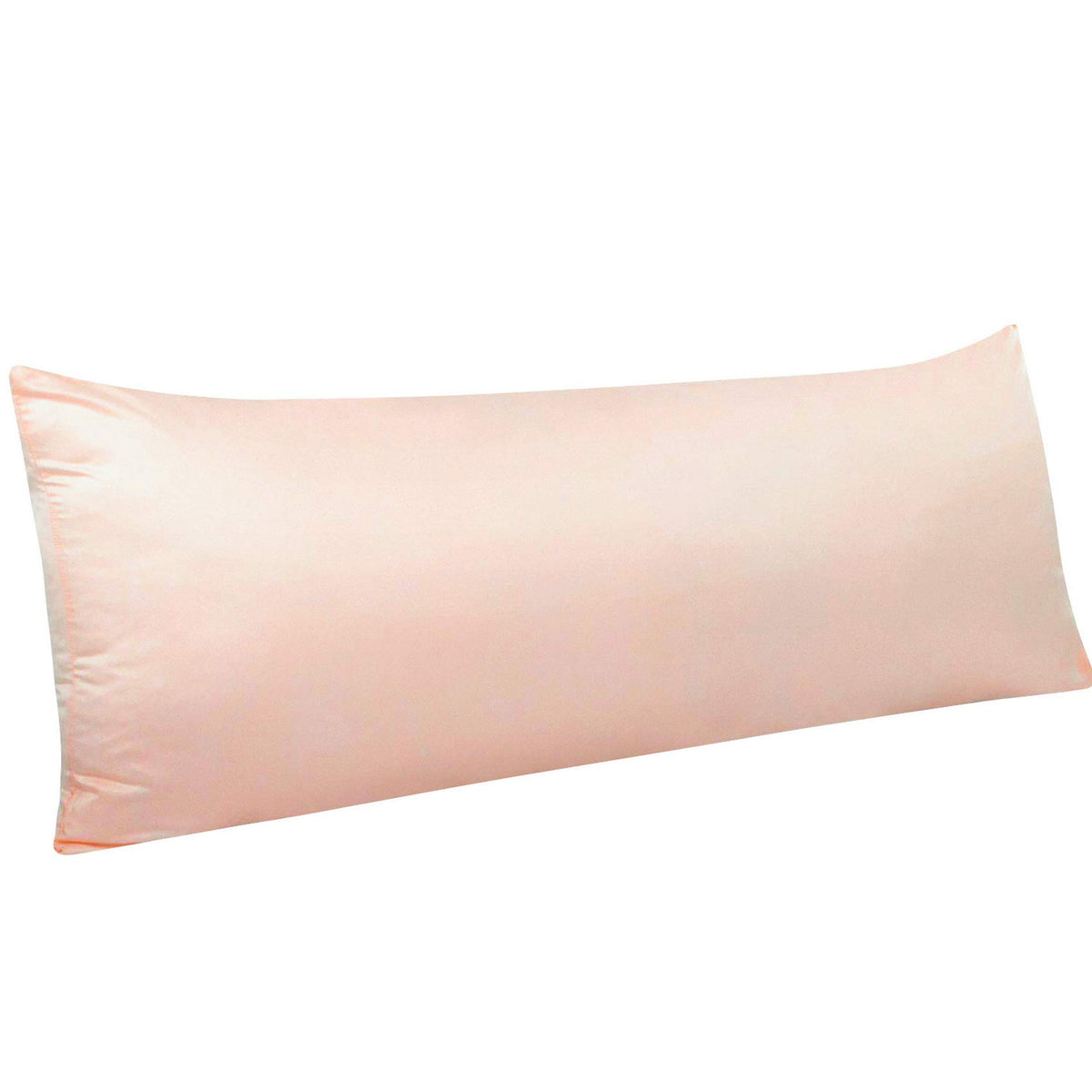 NTBAY Standard Satin Pillowcases, Set of 2, Zipper, Black