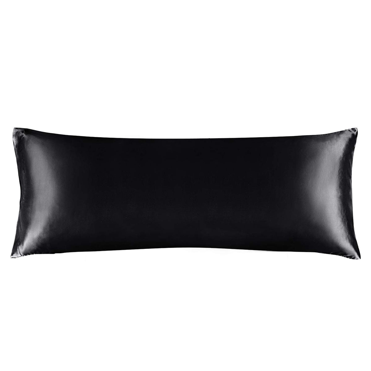 BEDELITE Satin Pillowcases, Queen Size 20x30 Inch, Dark Grey, Set of 2